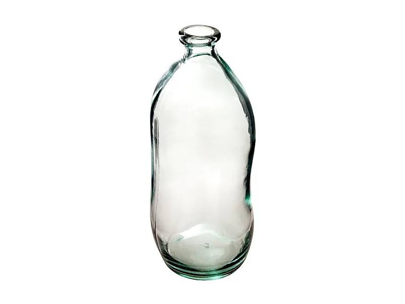 Vase bouteille en Verre recyclé H 35 cm