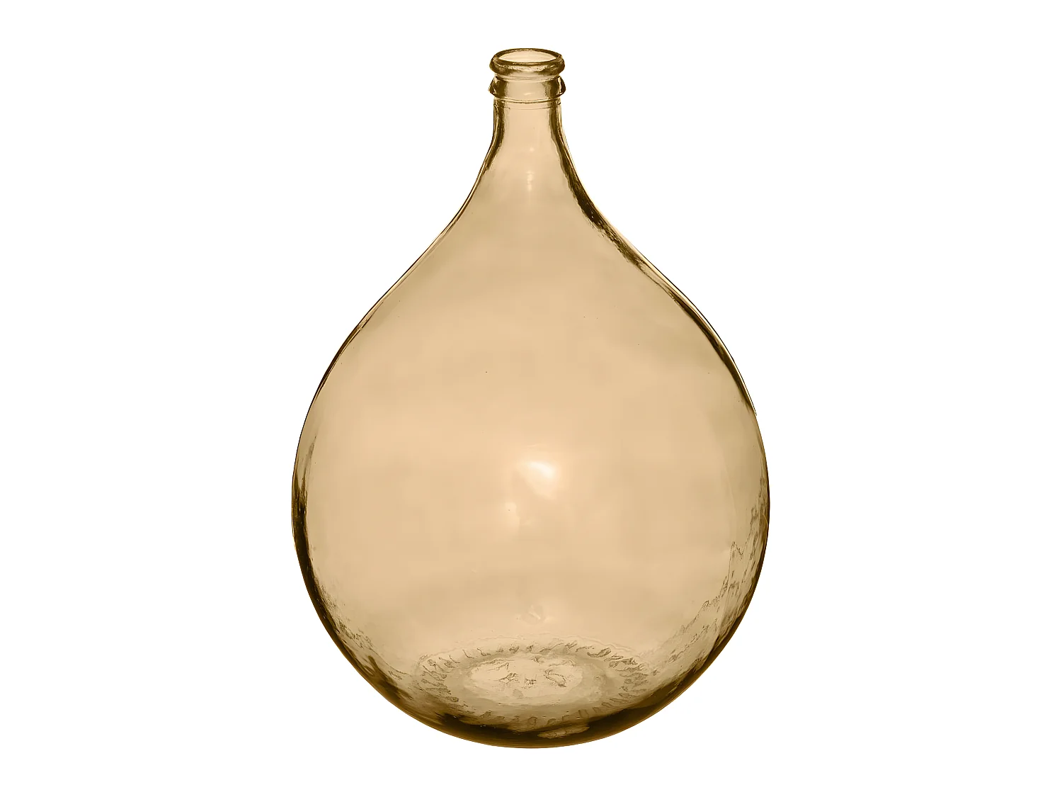 Vase Dame Jeanne Verre recyclé Rose blush H 56 cm