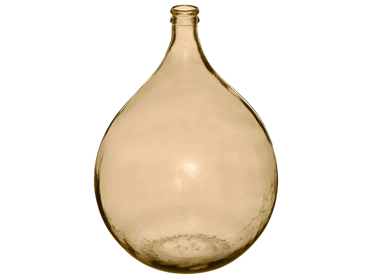 Vase Dame Jeanne Verre recyclé Rose blush H 56 cm