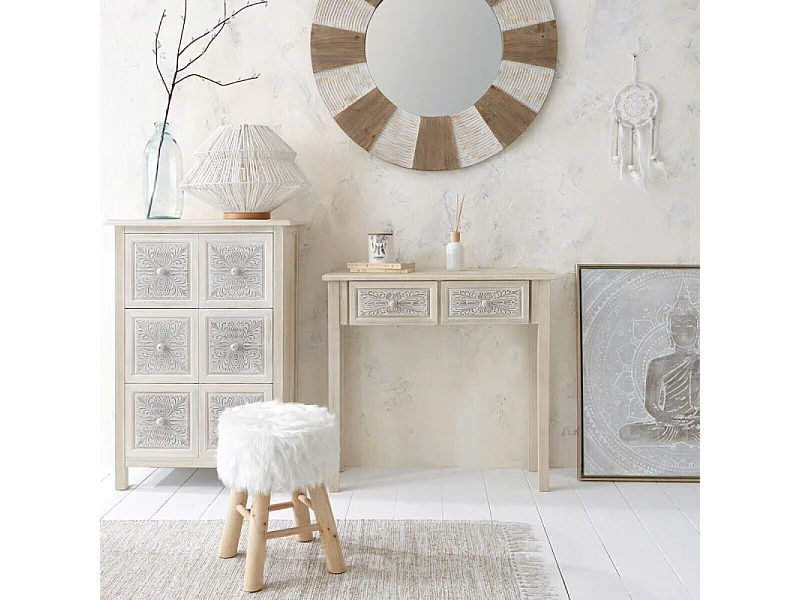 Vase bouteille en Verre recyclé H 73 cm