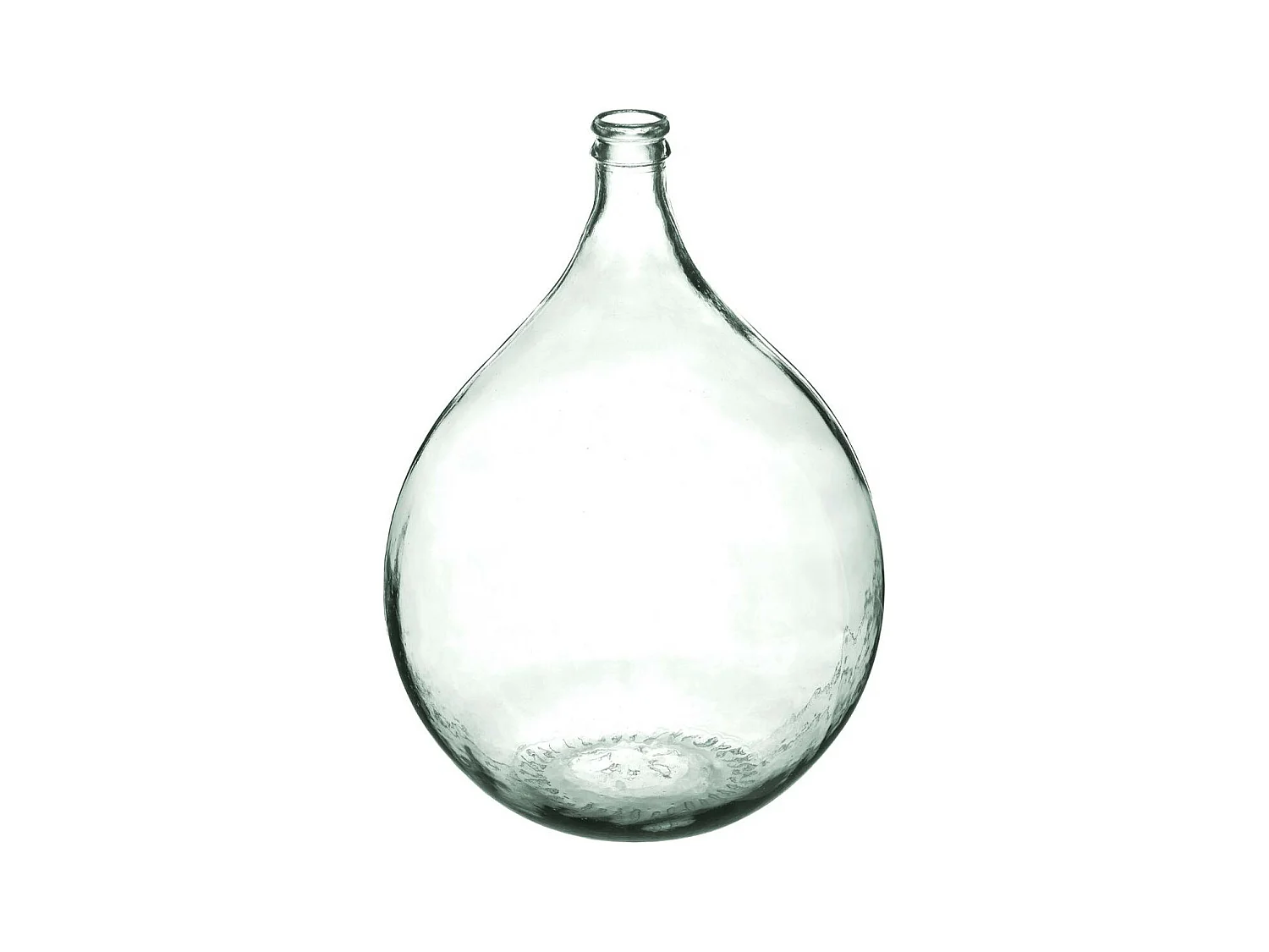 Vase Dame Jeanne Verre recyclé Transparent H 56 cm
