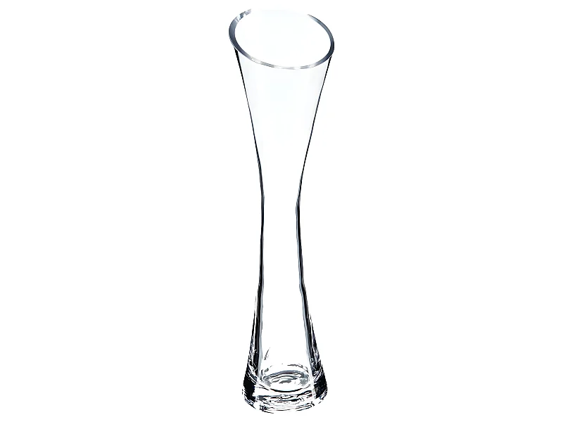 Vase Soliflore évasé en Verre H 30 cm
