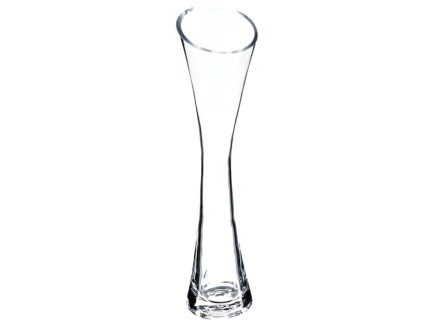 Vase Soliflore évasé en Verre H 30 cm