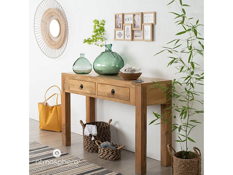 Vase rond en Verre recyclé Vert kaki H 33 cm