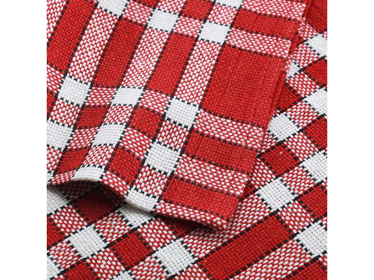 Lot de 3 Serviettes de Table "Traditio" 45x45cm Rouge