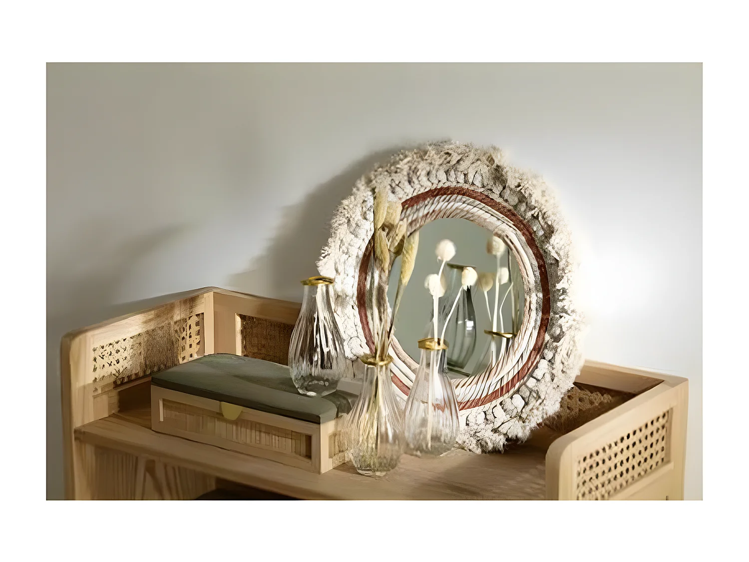 Set 3 Soliflores en Verre H 16 cm