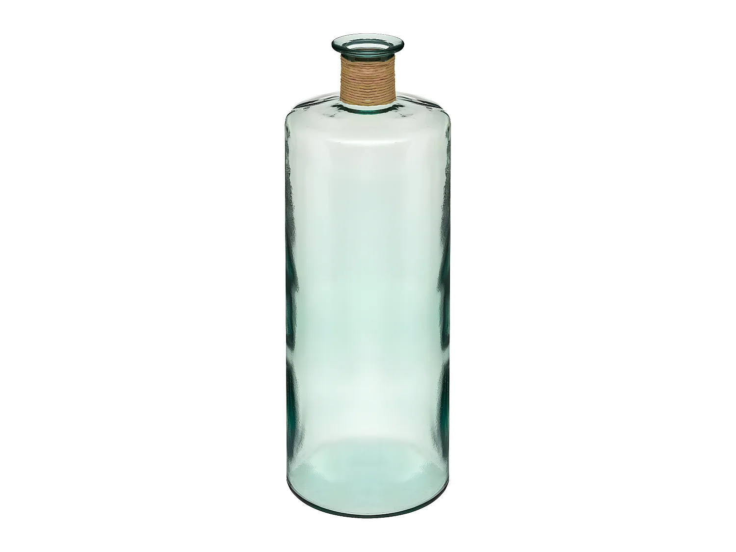 Vase épaule en Verre recyclé transparent  H 75 cm