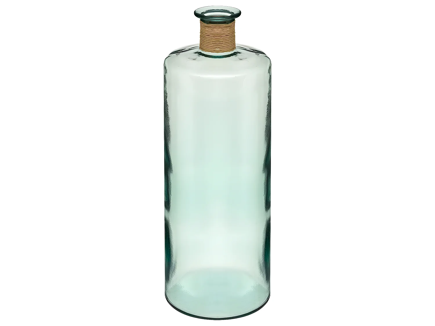 Vase épaule en Verre recyclé transparent  H 75 cm