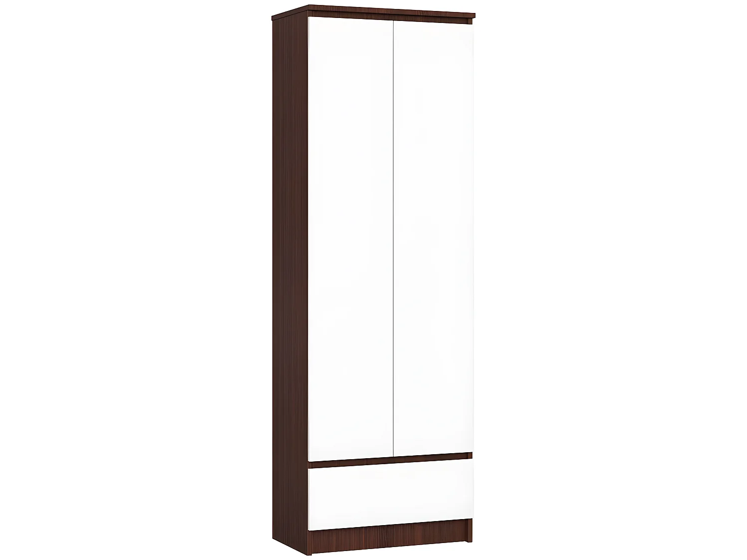 ALTO - Bibliothèque bureau style moderne salon/cabinet - 60x180x35 - 2 portes+1 tablette