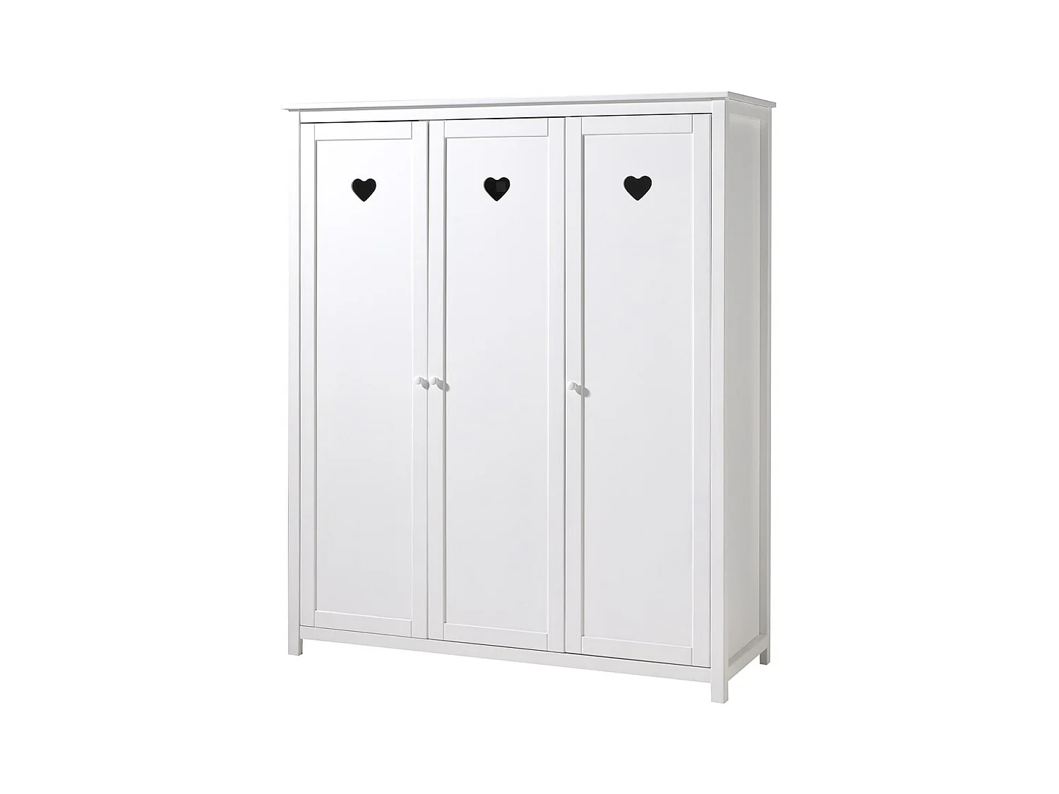 MILADY - Lit 90x200cm + Chevet + Armoire 3P + Pack Bureau