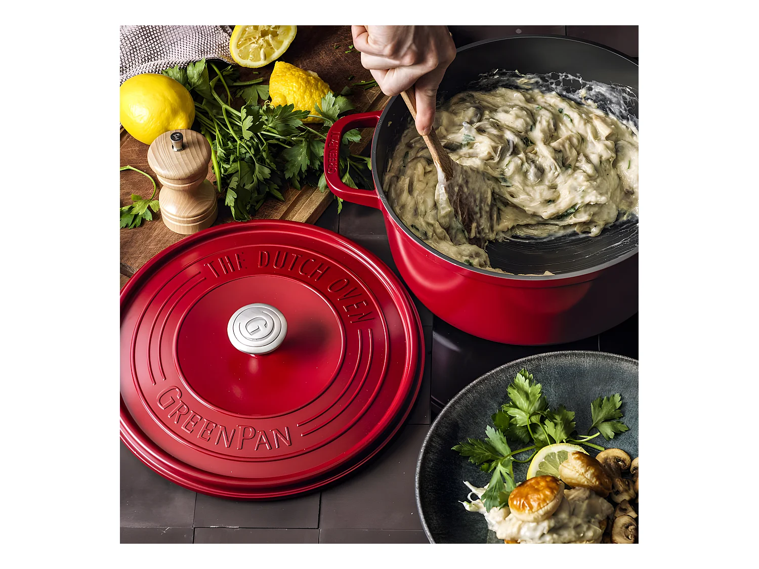 Cocotte Céleste 26 cm rouge