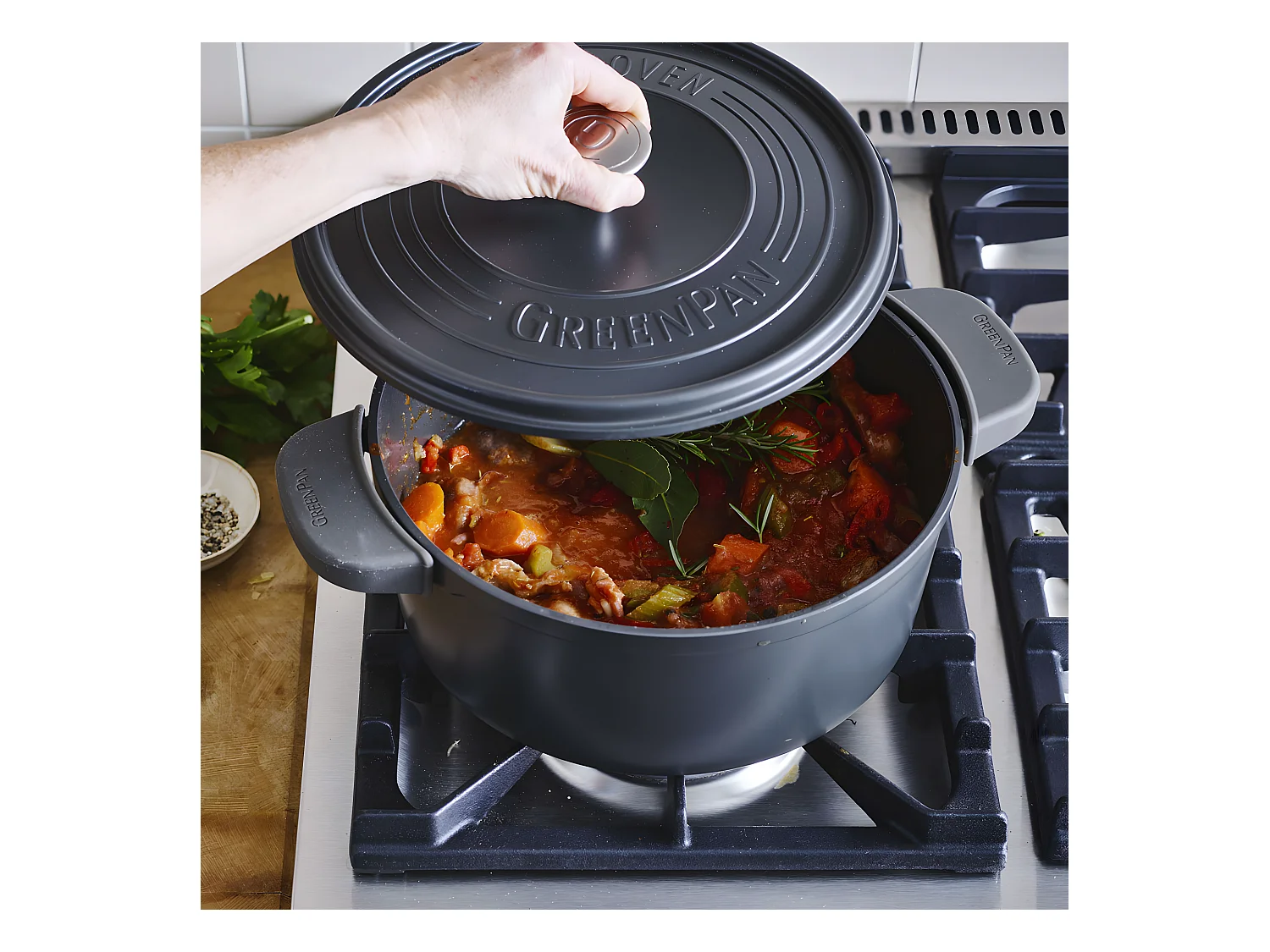 Cocotte Céleste 28 cm noir