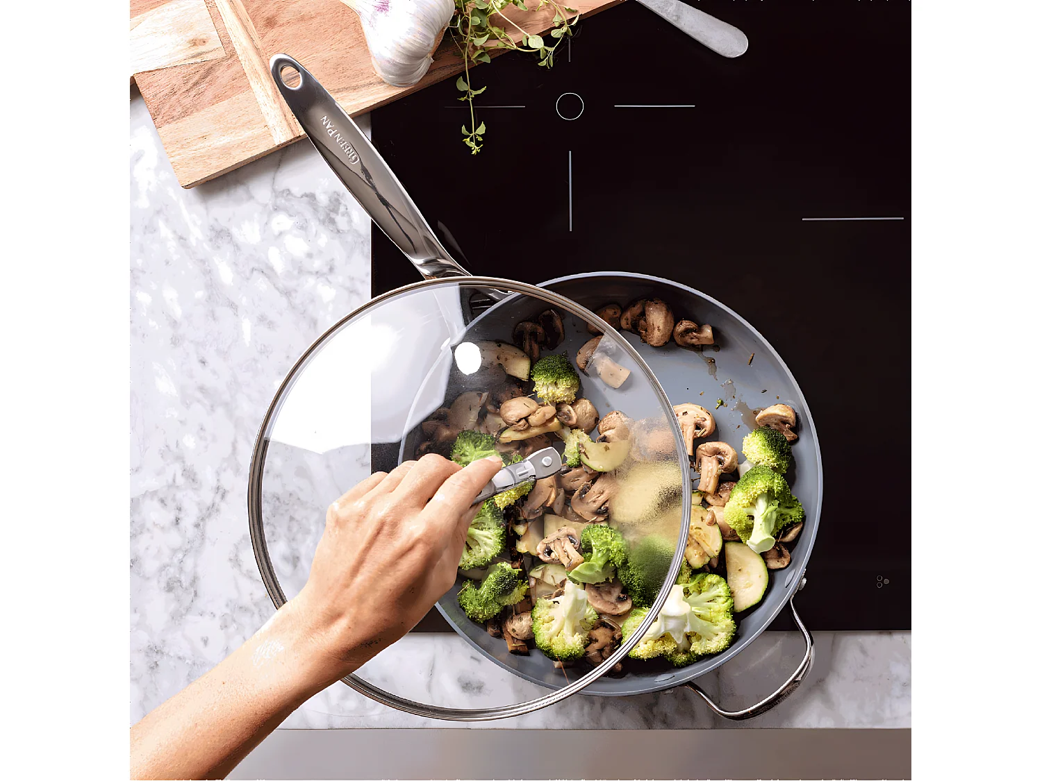 Couvercle 30 cm en Verre