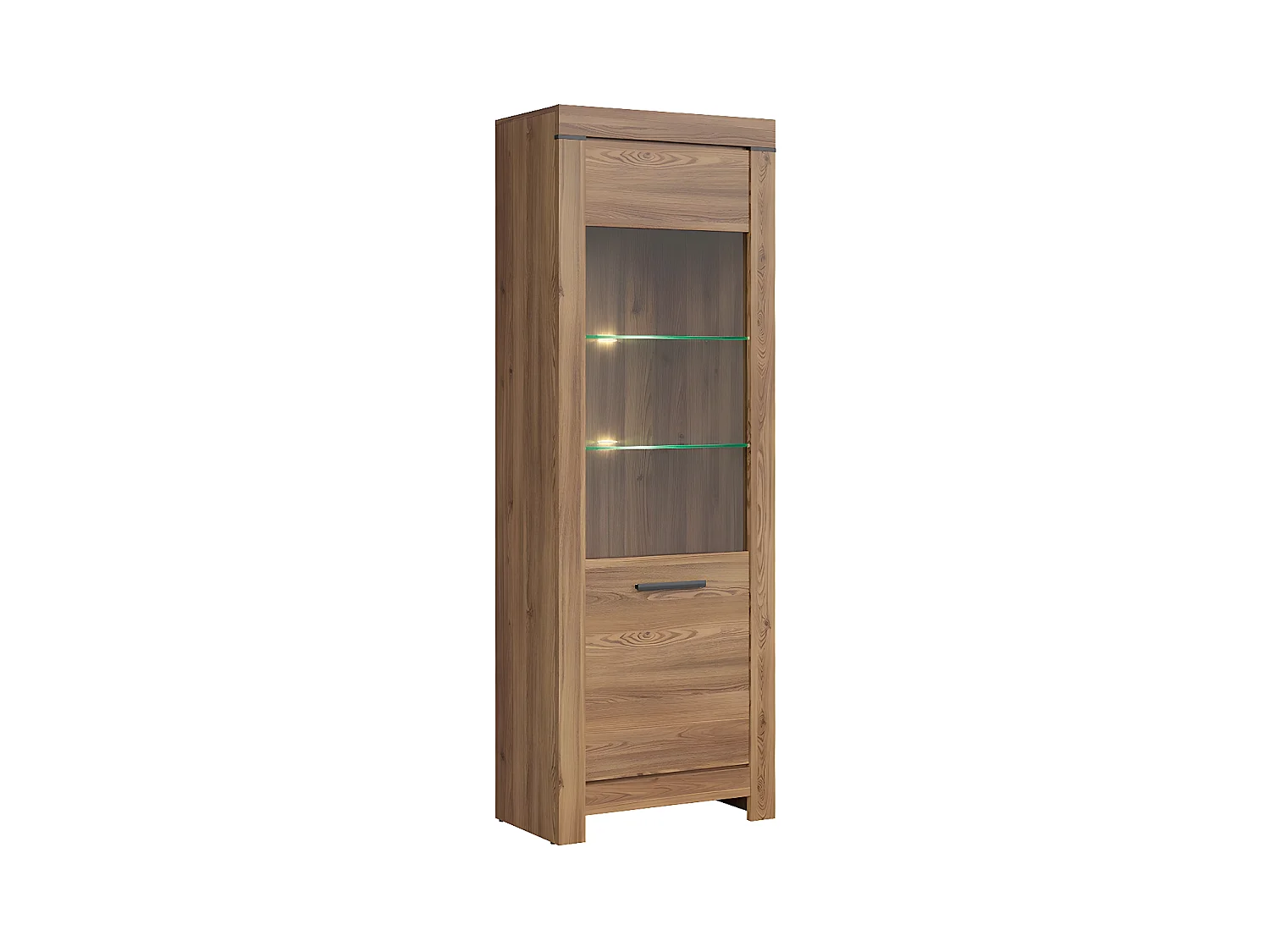 WIBORG - Vitrine style moderne salon/chambre à coucher - 196.5x68x39.5 - 1 porte