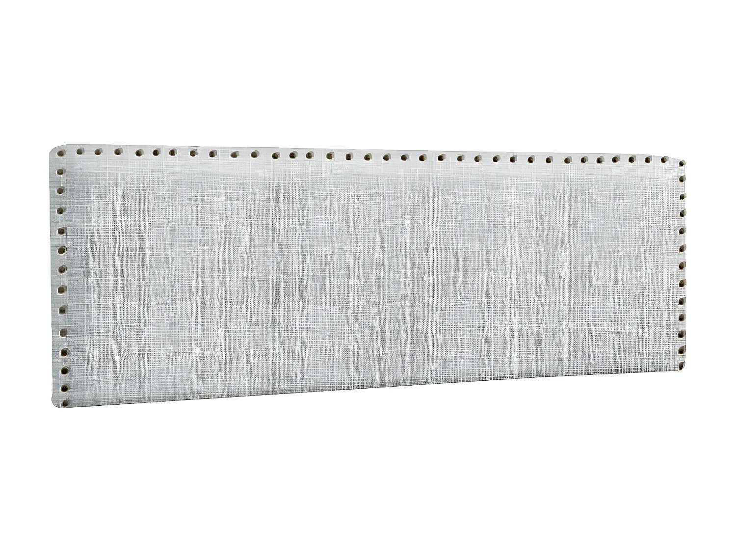 Tête De Lit Clous Tissu 160X60X4Cm Gris - Venprodin