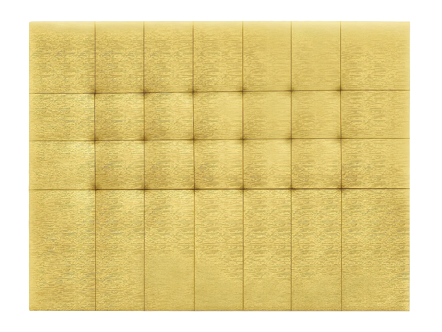 CabeceroTela 160X120X4Cm Amarillo - Venprodin