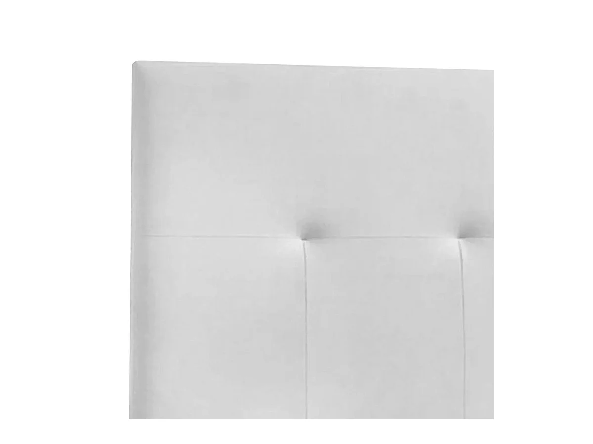 Cabeceira - Couro Sintético 160X120X4Cm - Branco