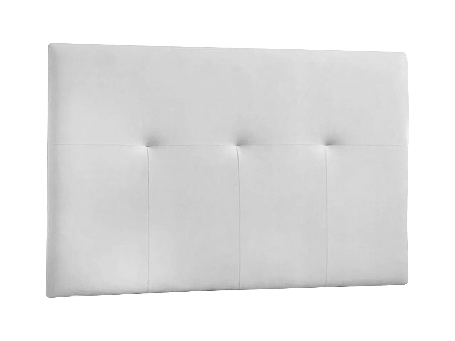 Tête De Lit Simili Cuir Blanc 160X120X4Cm - Venprodin