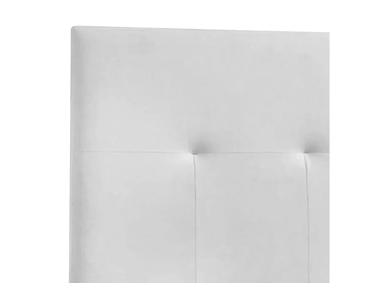 Tête De Lit Simili Cuir Blanc 160X120X4Cm - Venprodin