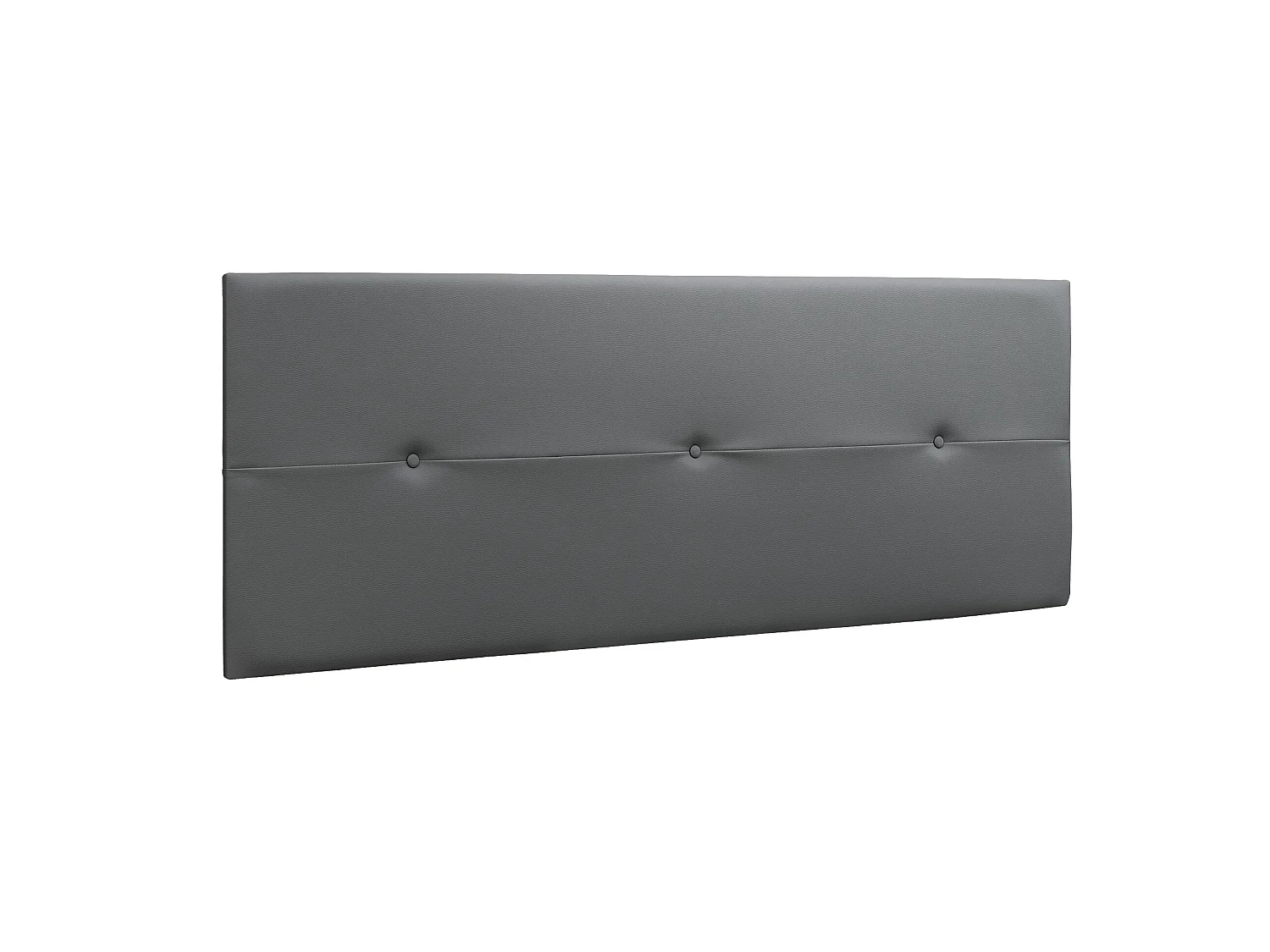 Tête de Lit Prado 3 Boutons Similicuir 160X55X4Cm Frêne - Venprodin