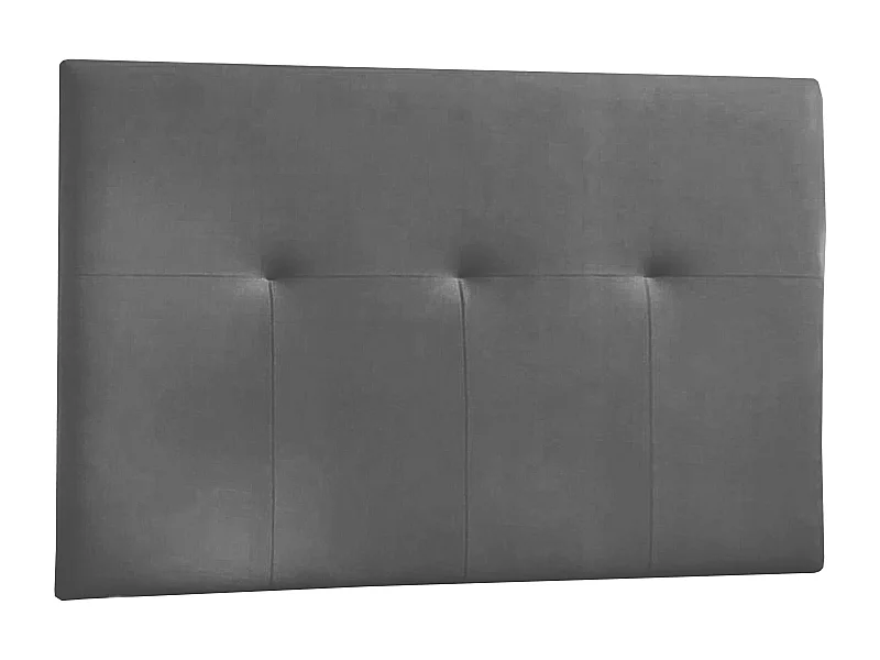 Cabeceira - Couro Sintético 160X120X4Cm - Cinza