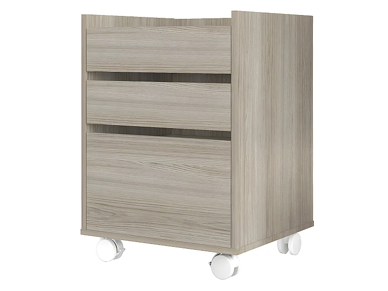 Cajonera Nevada3 Cajones 66X47X44Cm Nature - Venprodin