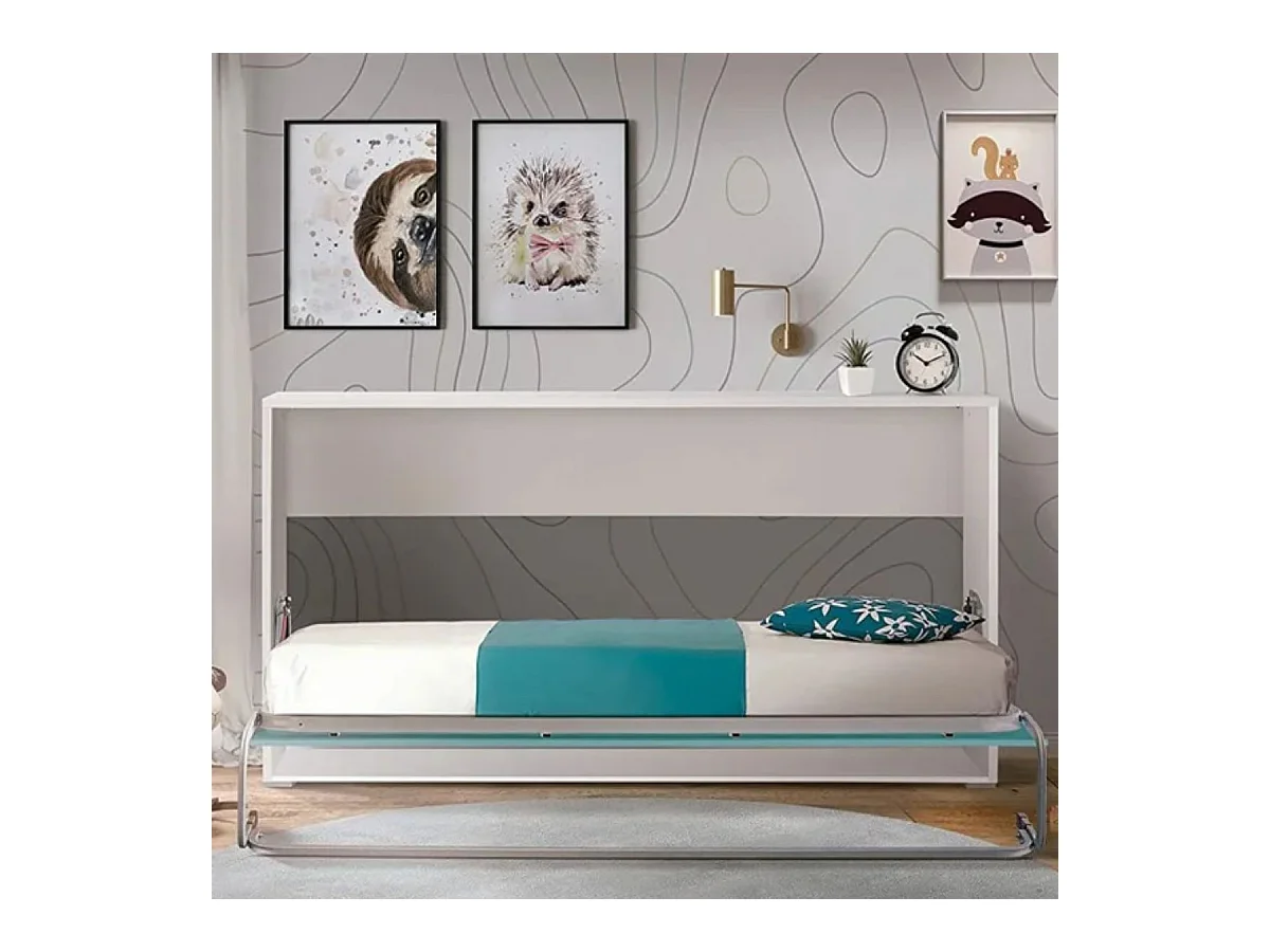 Cama Abatible 90X190Cm Blanco - Venprodin