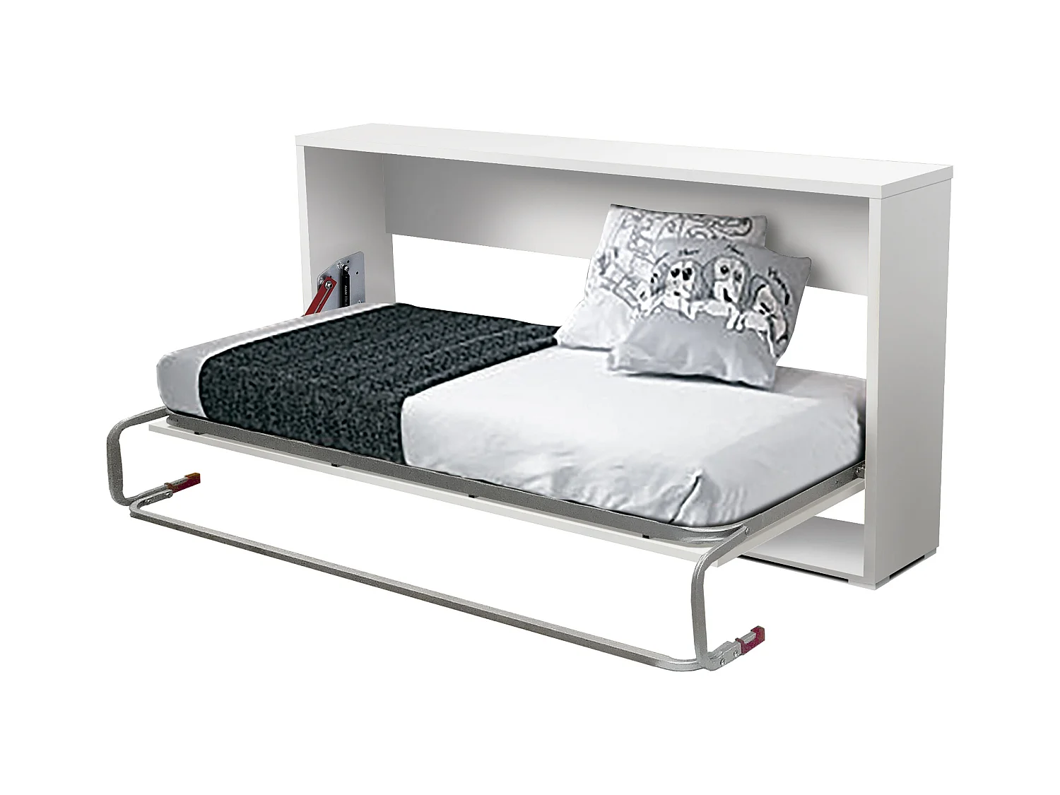 Lit Pliant 90X190Cm Blanc - Venprodin