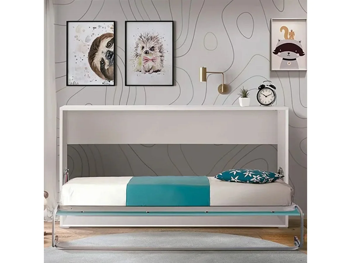 Cama Abatible 90X190Cm Blanco - Venprodin