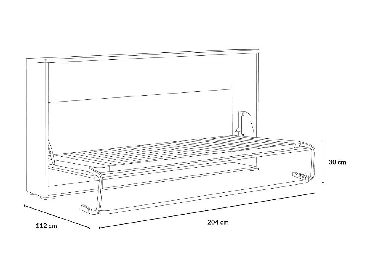 Cama Dobrável 90X190Cm - Branca