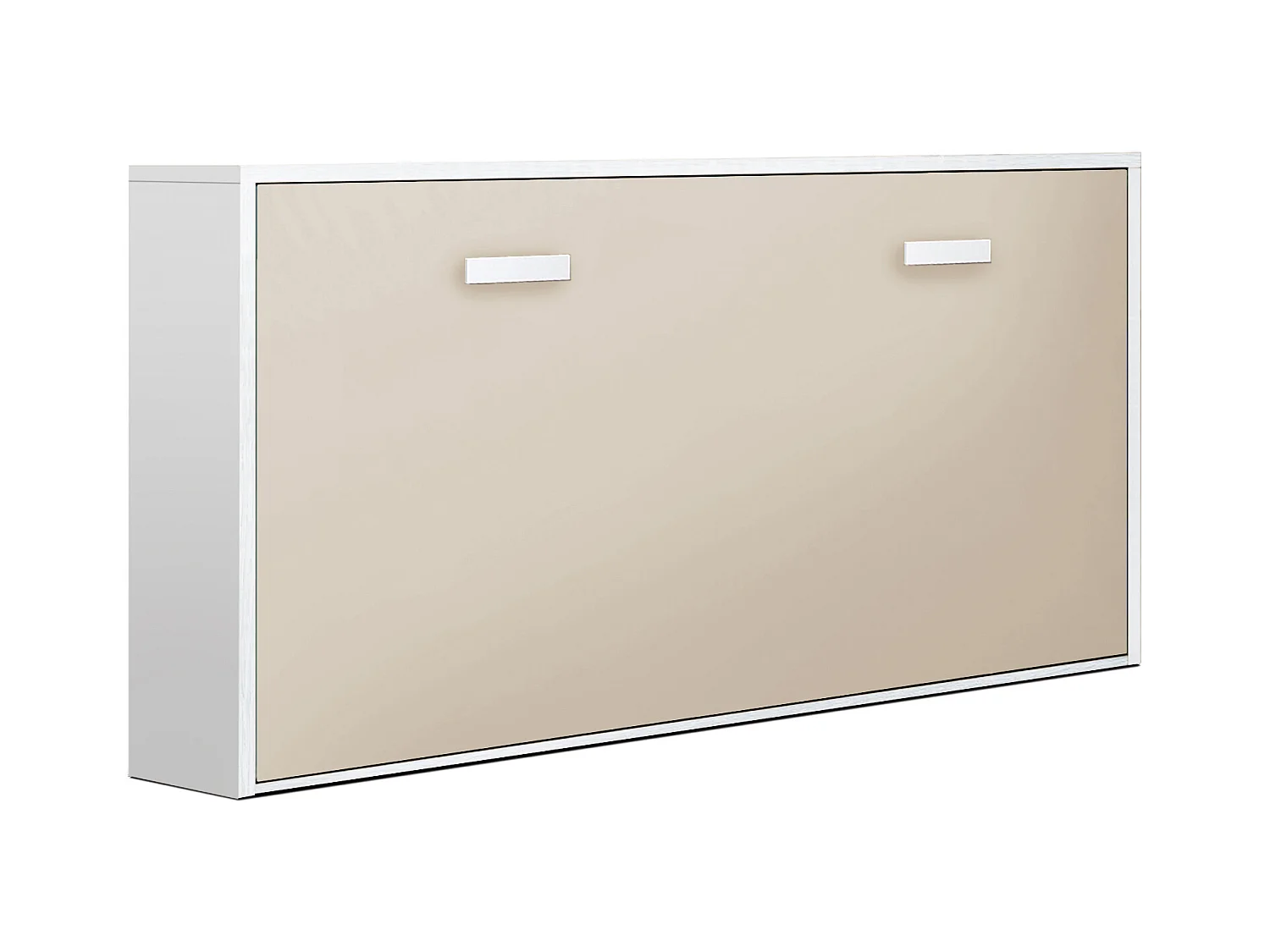 Lit Pliant 90X190Cm Blanc-Capuccino - Venprodin
