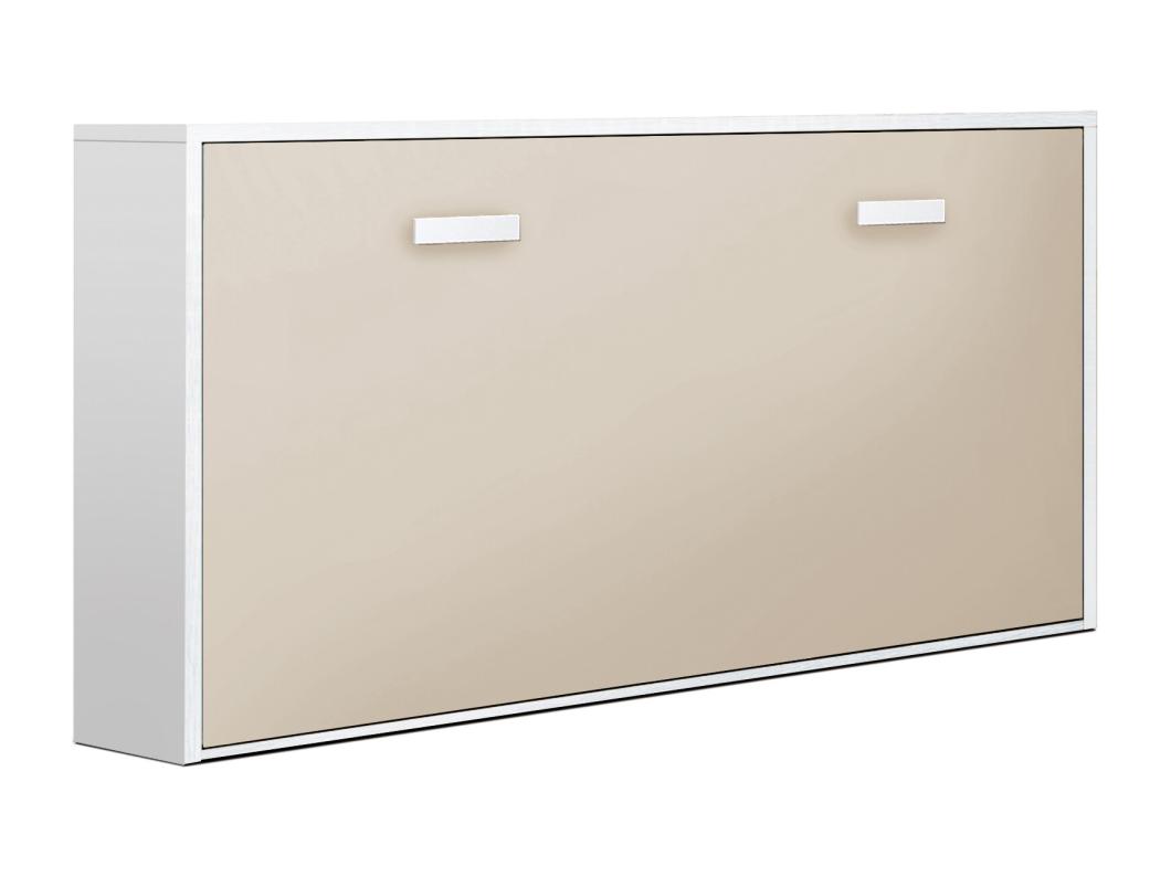 Cama Dobrável 90X190Cm - Branco-Cappuccino