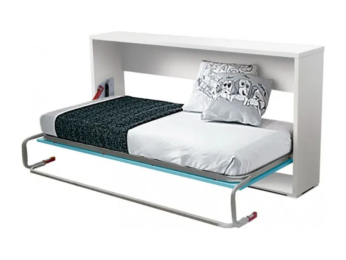 Cama Abatible 90X190Cm Blanco-Caribe - Venprodin
