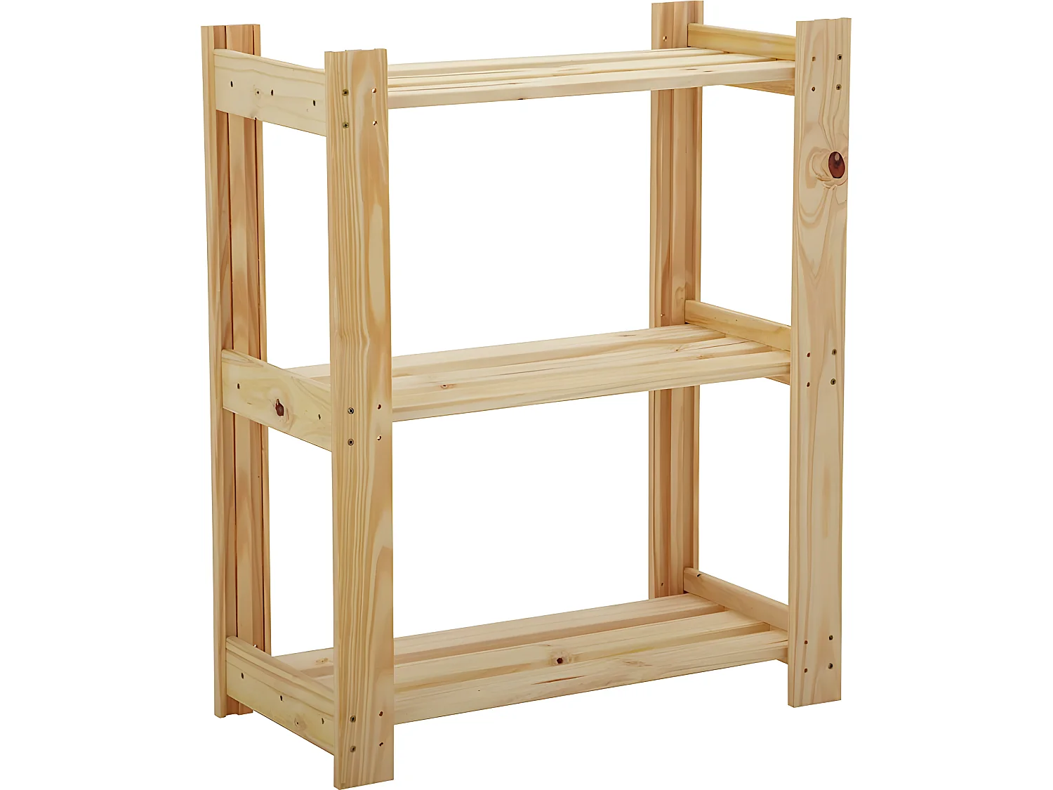 Estantería de Madera con Varios Niveles para Almacenaje (3 Baldas) - Venprodin