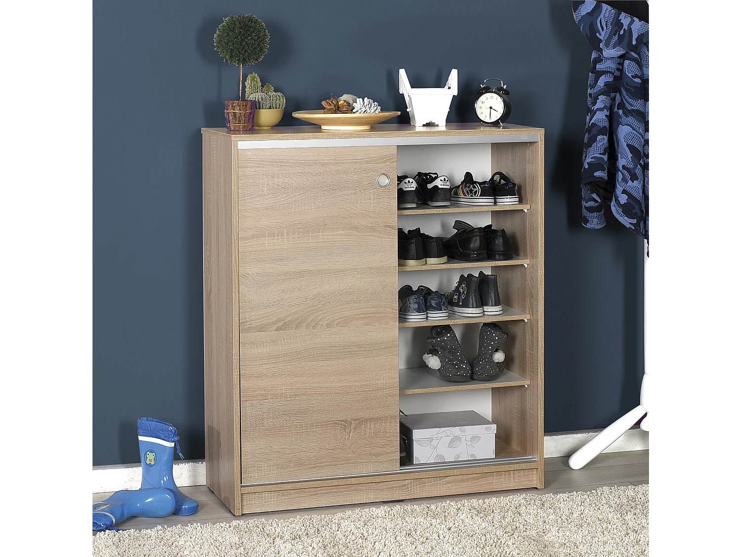 Meuble à chaussures 105X91X37Cm Cambrian - Venprodin