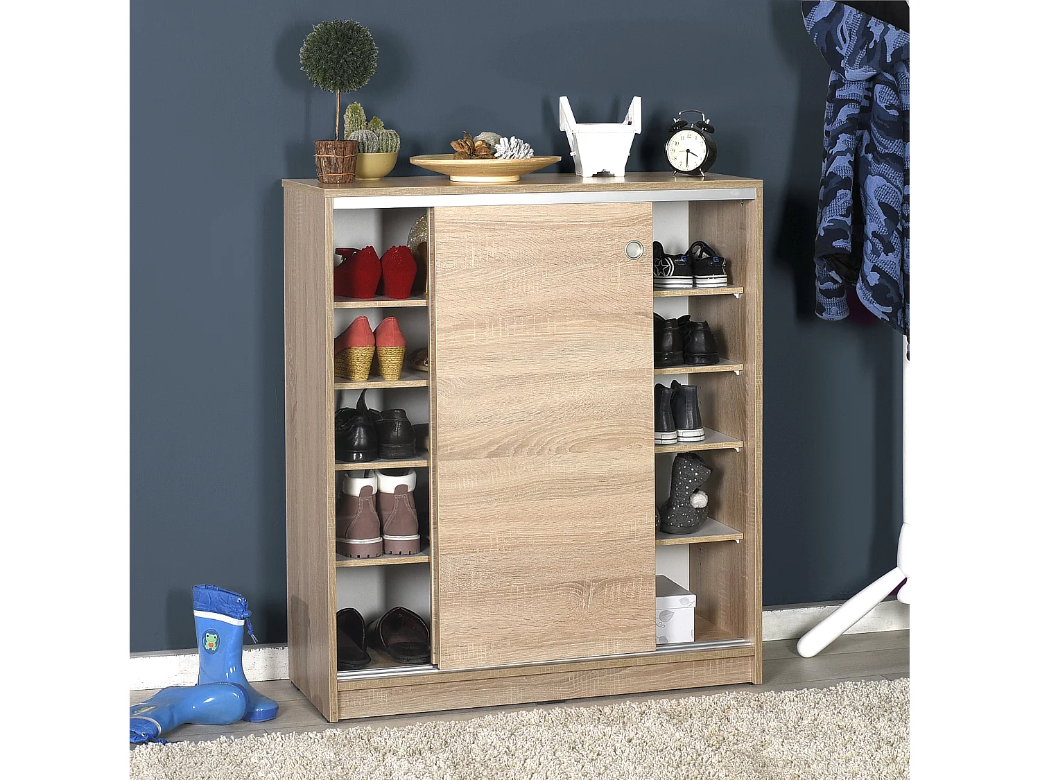 Meuble à chaussures 105X91X37Cm Cambrian - Venprodin