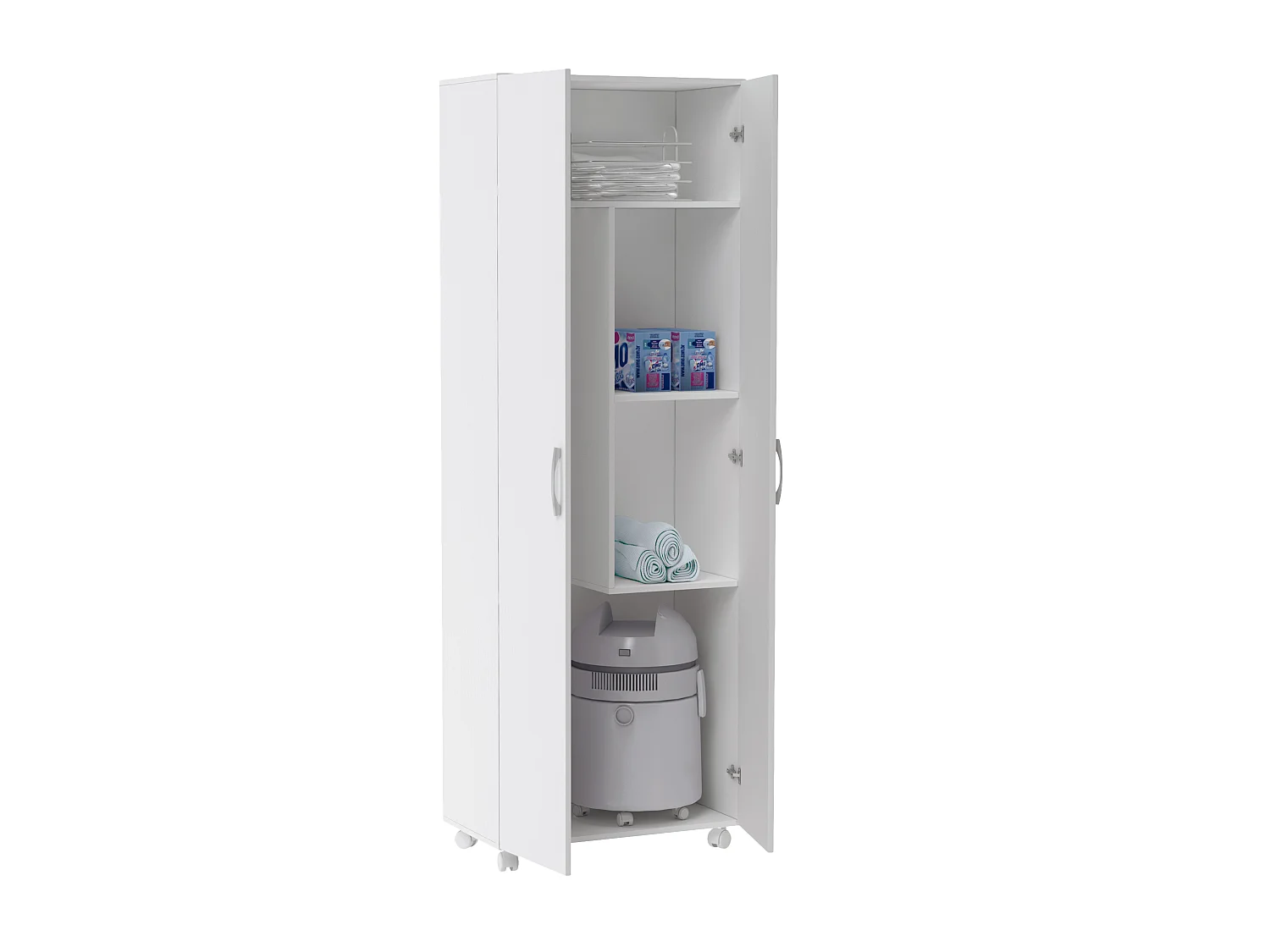 Armario Hogar 2 Puertas 183X72X35Cm Blanco - Venprodin