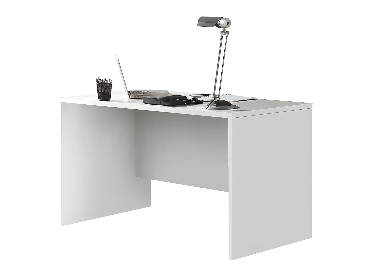 Table Bureau 150X75Cm Blanc - Venprodin