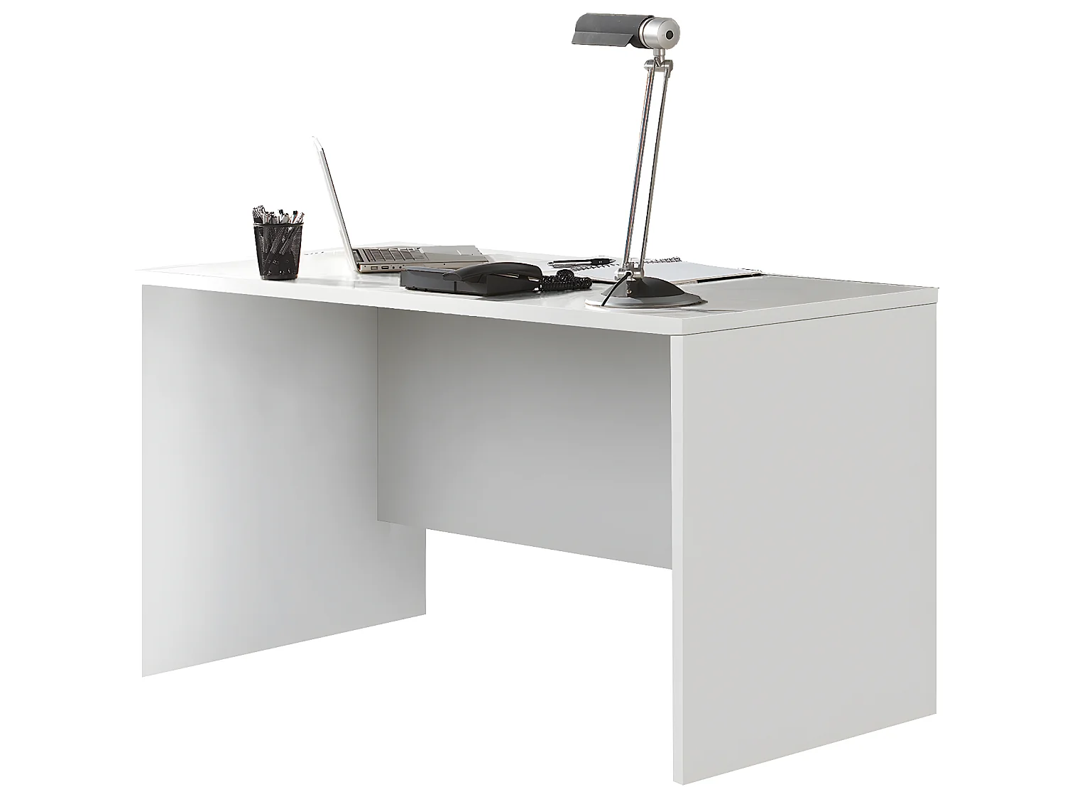 Table Bureau 150X75Cm Blanc - Venprodin