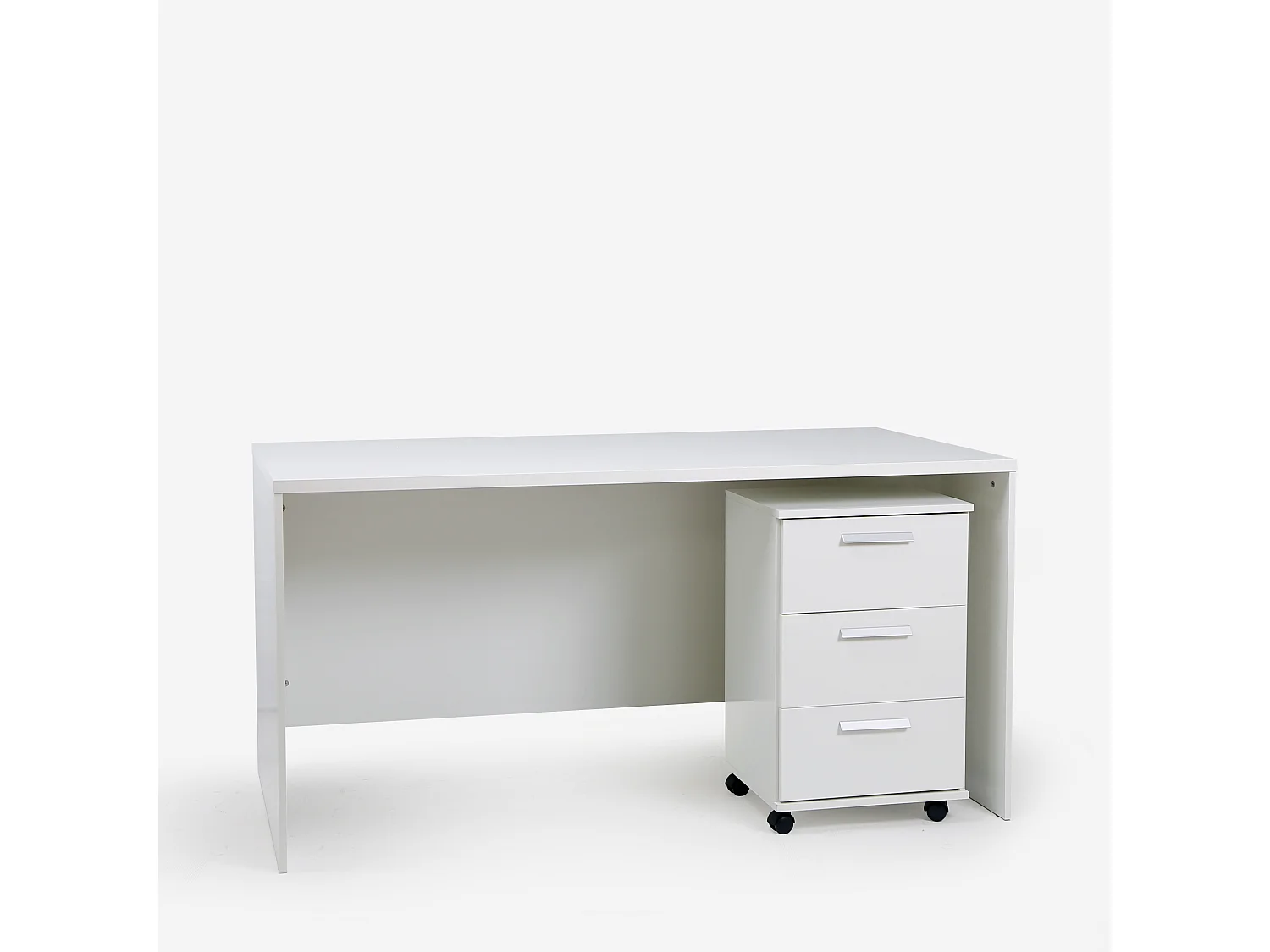 Table Bureau 150X75Cm Blanc - Venprodin