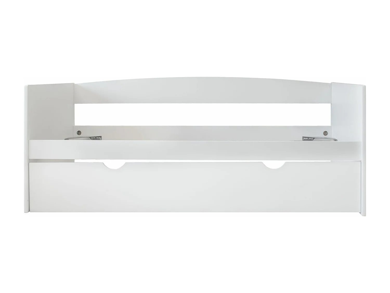 Lit Gigogne Jeune Double Laqué Blanc - Venprodin