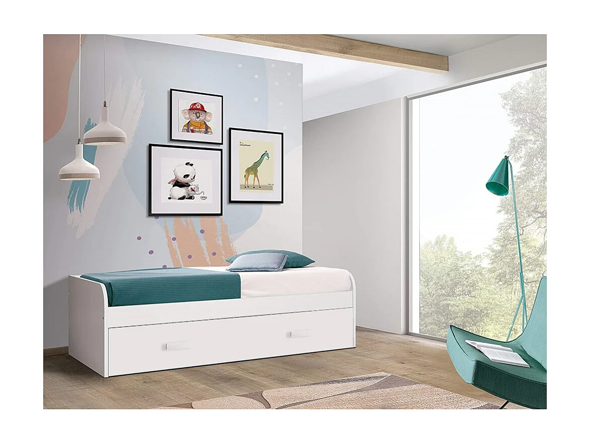 Cama Nido90cm 54X201X98Cm Blanco - Venprodin