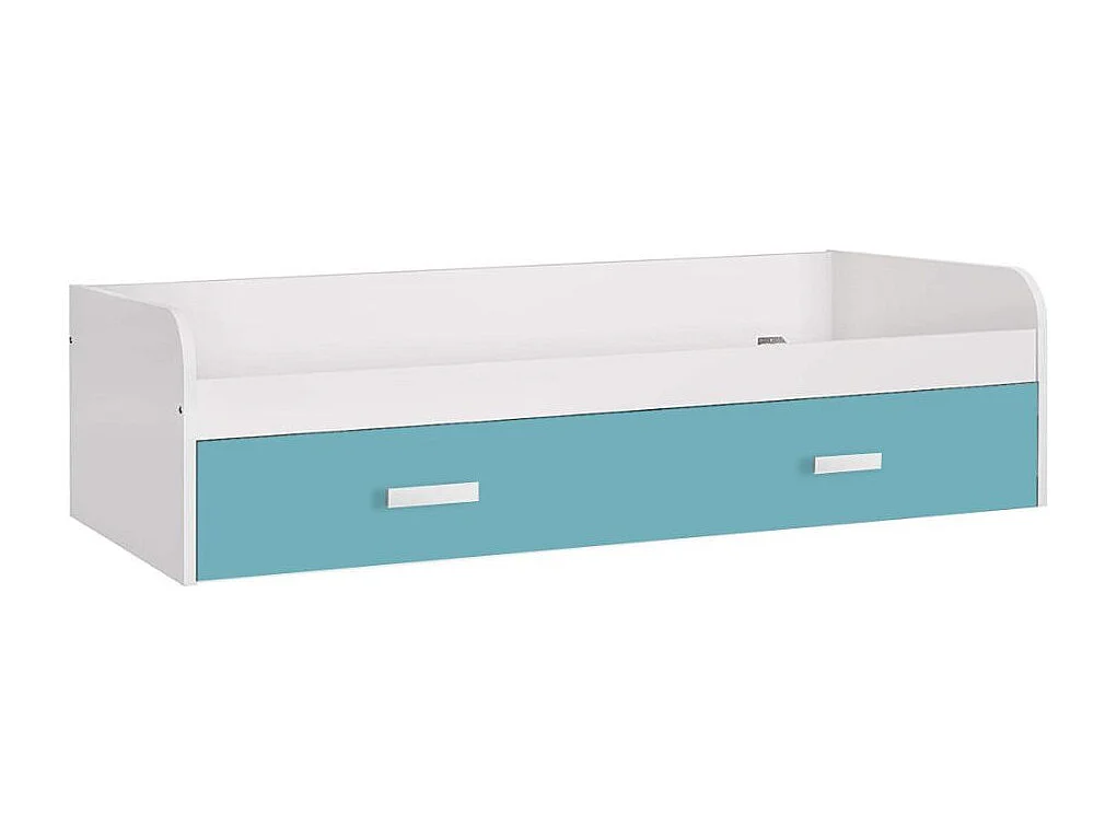 Lit Nid 90cm 54X201X113cm Blanc-Caraïbes - Venprodin