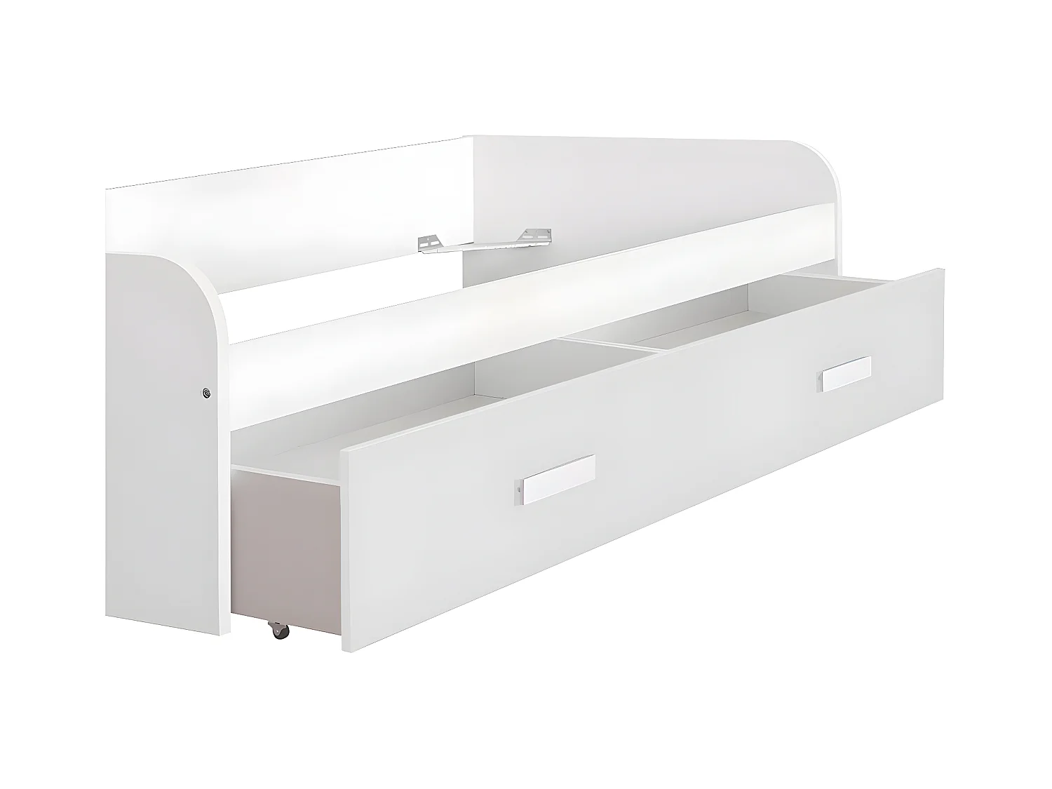 Cama Gaveta - 105 Cm 54X190X113Cm - Branca