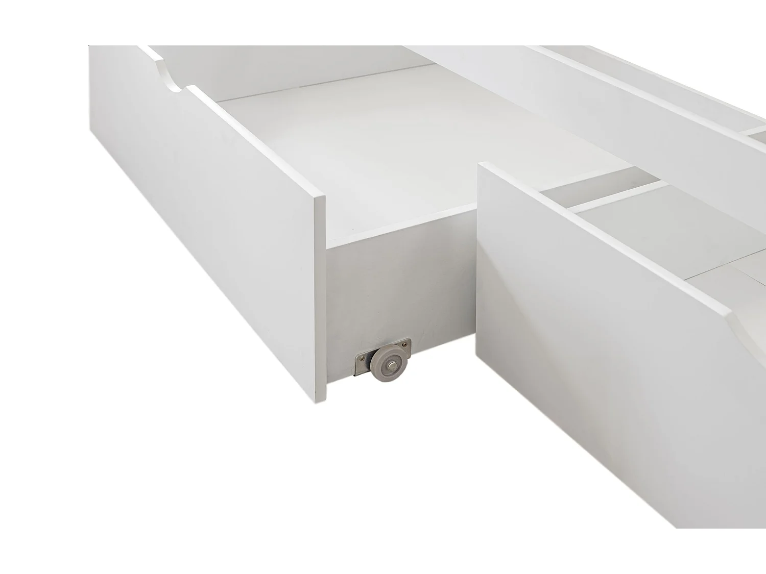 Cama Nido con Cajones Lacada en Blanco - Venprodin