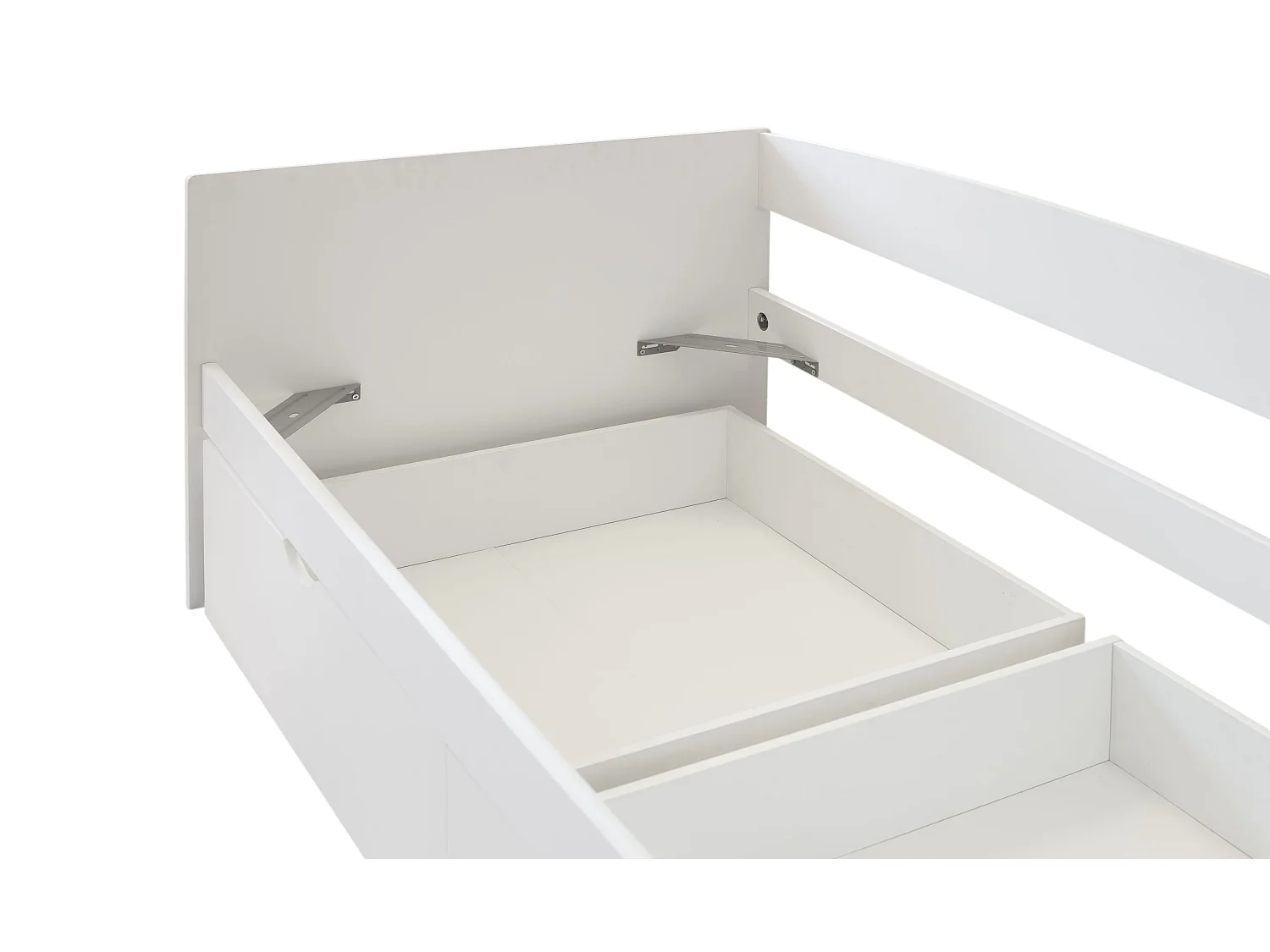 Cama Nido con Cajones Lacada en Blanco - Venprodin