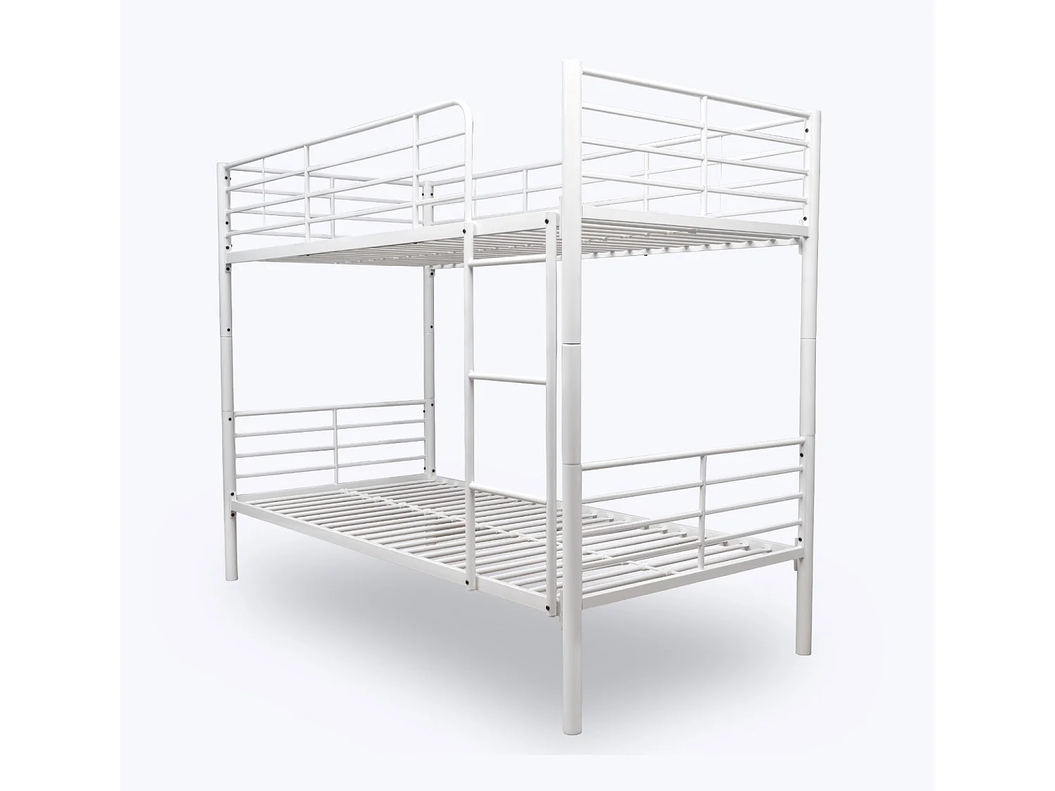 Lit superposé moderne en métal blanc - Venprodin