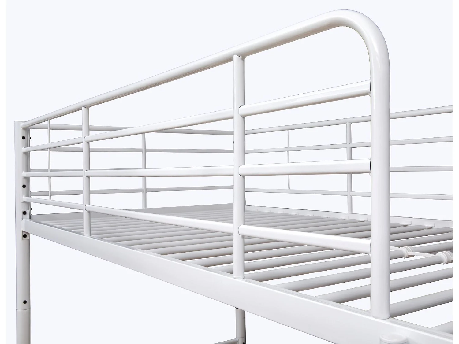 Lit superposé moderne en métal blanc - Venprodin