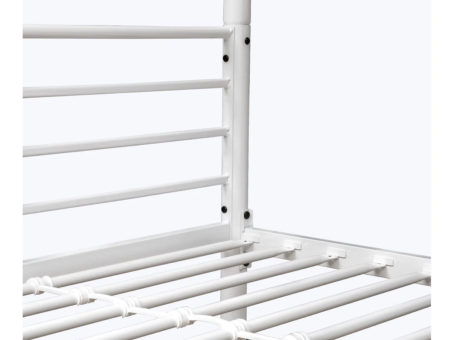 Lit superposé moderne en métal blanc - Venprodin