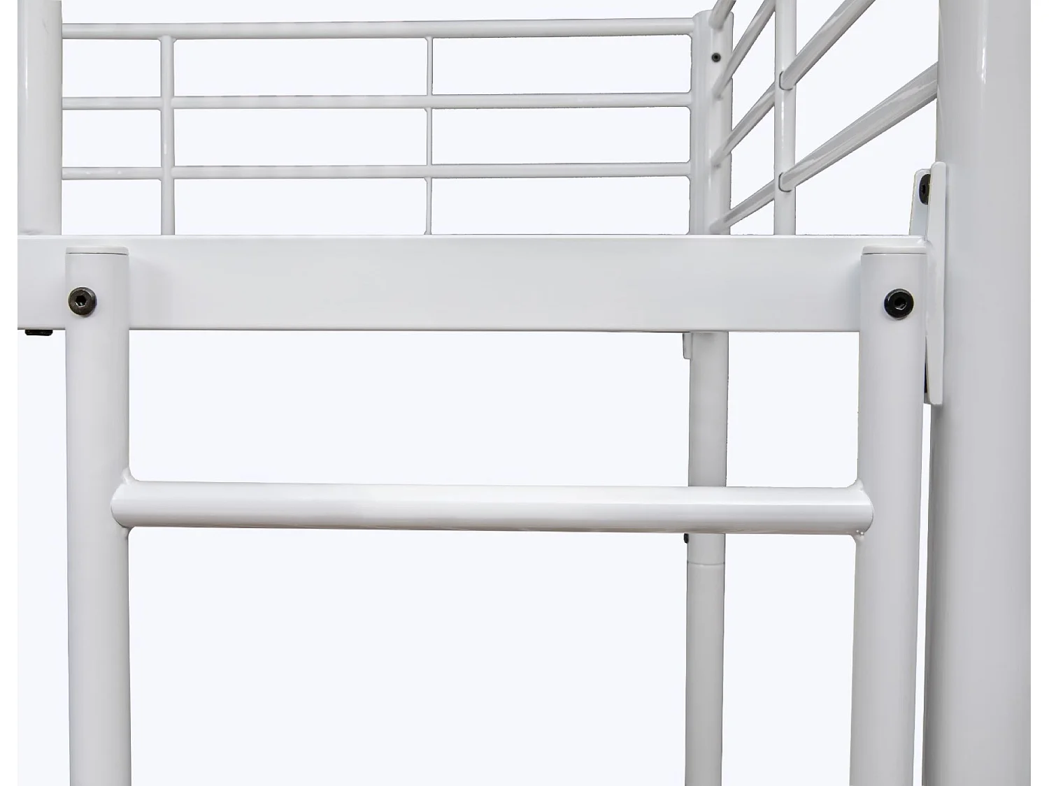 Lit superposé moderne en métal blanc - Venprodin